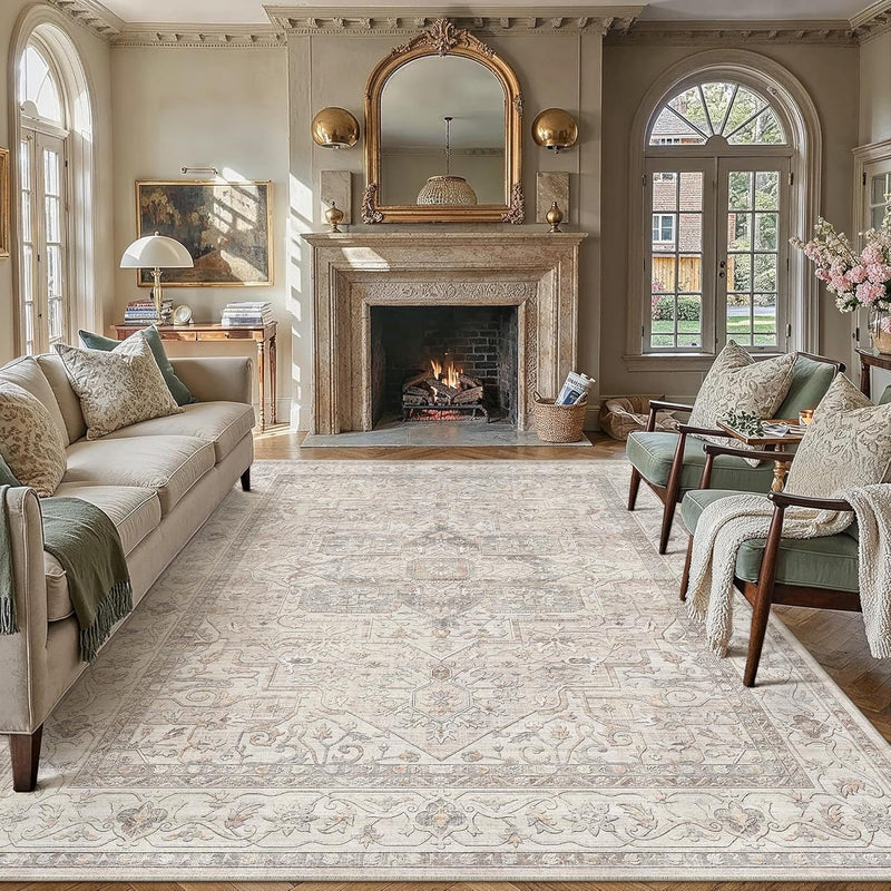 Vintage Rugs Living Room Area Rug Machine