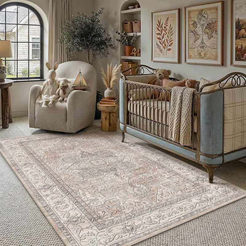 Vintage Rugs Living Room Area Rug Machine