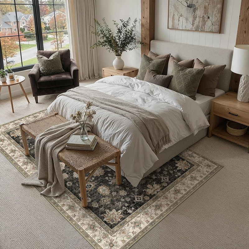 Vintage Rugs Living Room Area Rug Machine