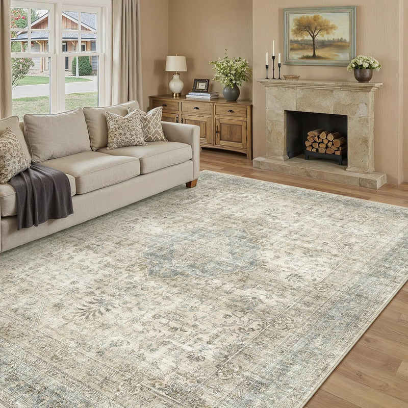 Vintage Rugs Living Room Area Rug Machine