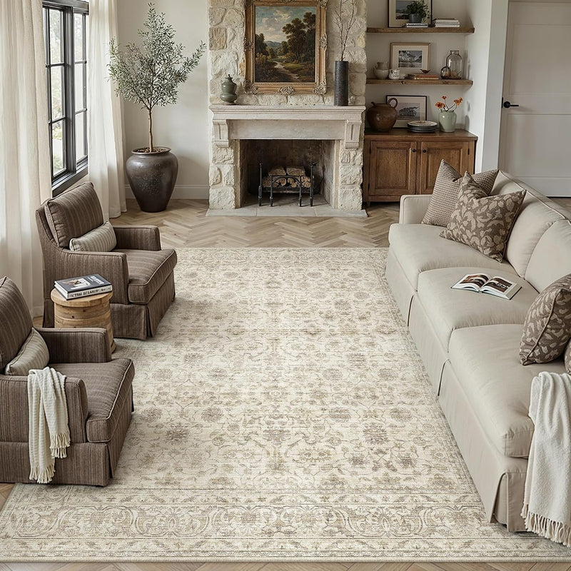 Vintage Rugs Living Room Area Rug Machine