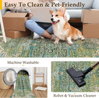 Vintage Rugs Living Room Area Rug Machine
