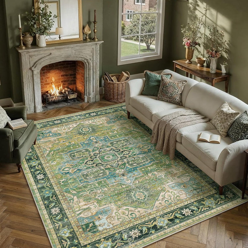 Vintage Rugs Living Room Area Rug Machine