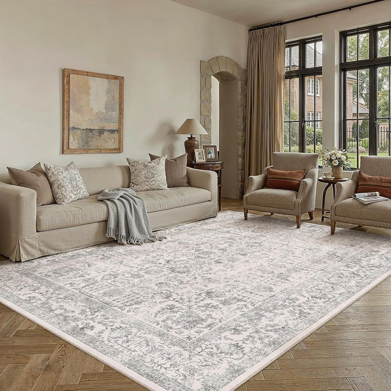 Vintage Rugs Living Room Area Rug Washable
