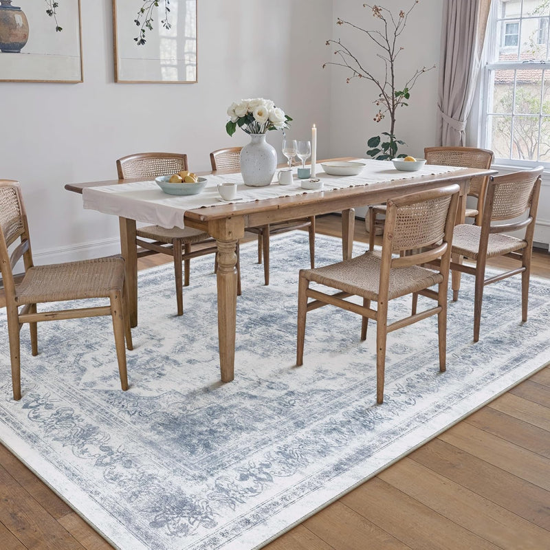Vintage Rugs Living Room Area Rug Washable