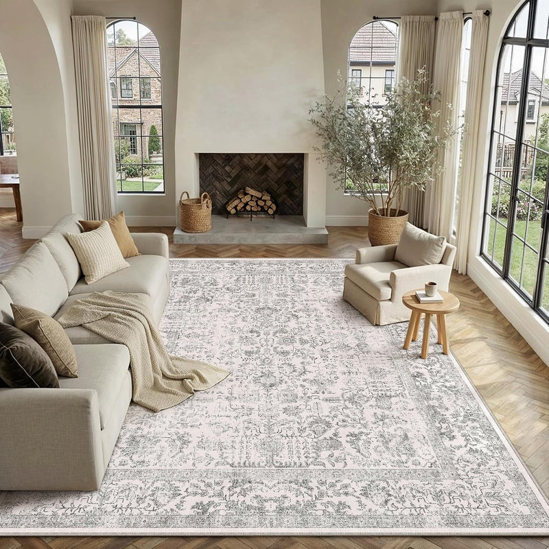 Vintage Rugs Living Room Area Rug Washable