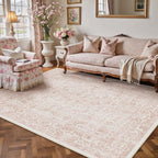 Vintage Rugs Living Room Area Rug Washable