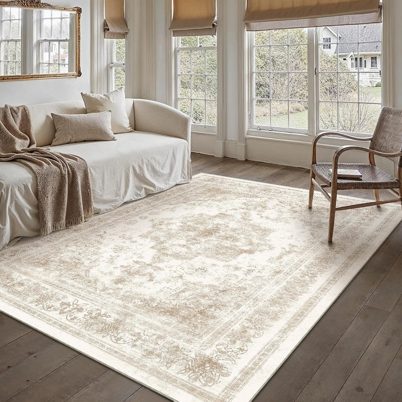 Vintage Rugs Living Room Area Rug Washable