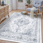 Vintage Rugs Living Room Area Rug Washable