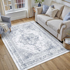 Vintage Rugs Living Room Area Rug Washable