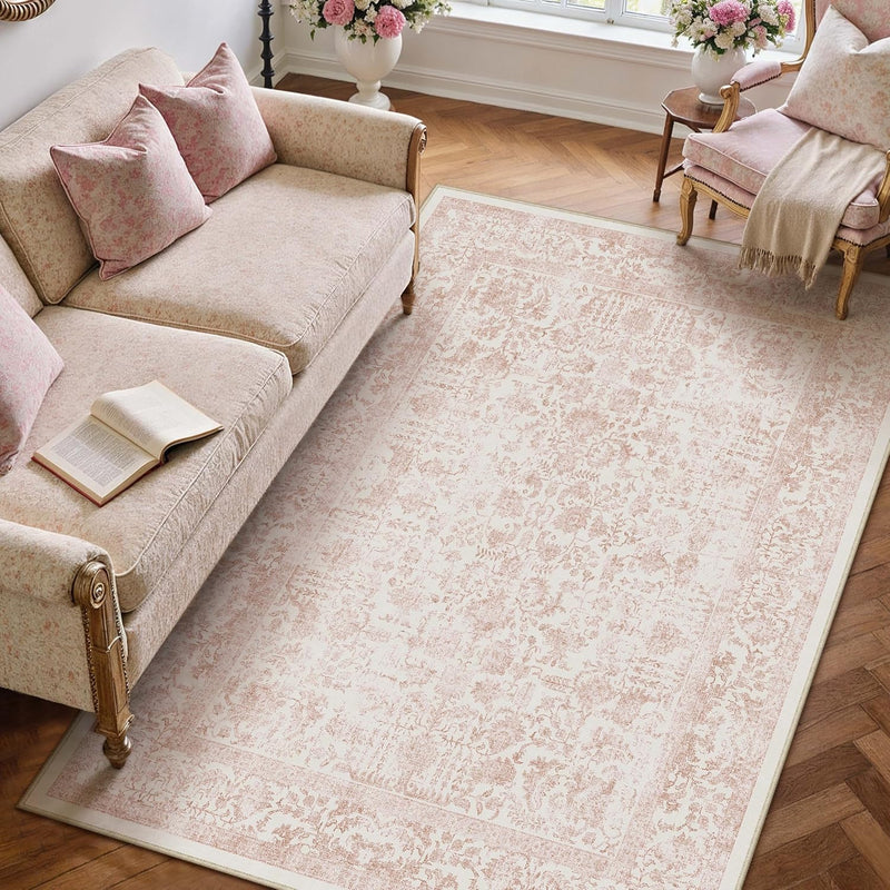 Vintage Rugs Living Room Area Rug Washable