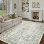 Vintage Rugs Living Room Area Rug Washable