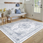 Vintage Rugs Living Room Area Rug Washable