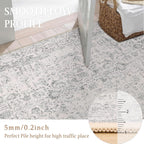 Vintage Rugs Living Room Area Rug Washable