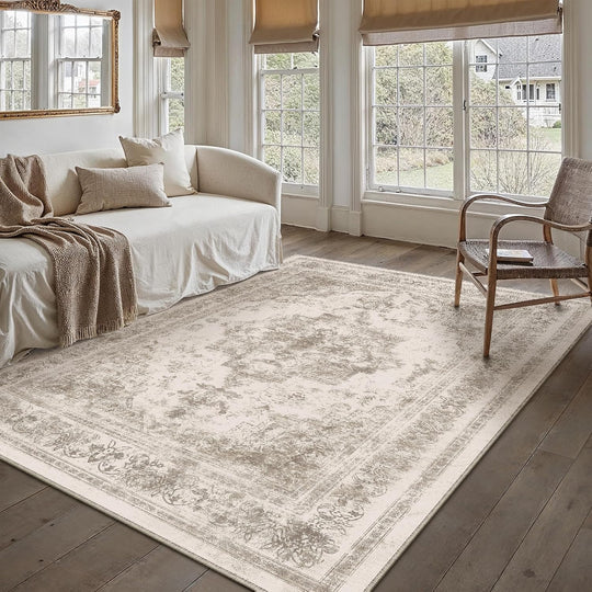 Vintage Rugs Living Room Area Rug Washable