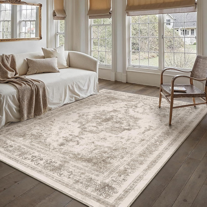 Vintage Rugs Living Room Area Rug Washable