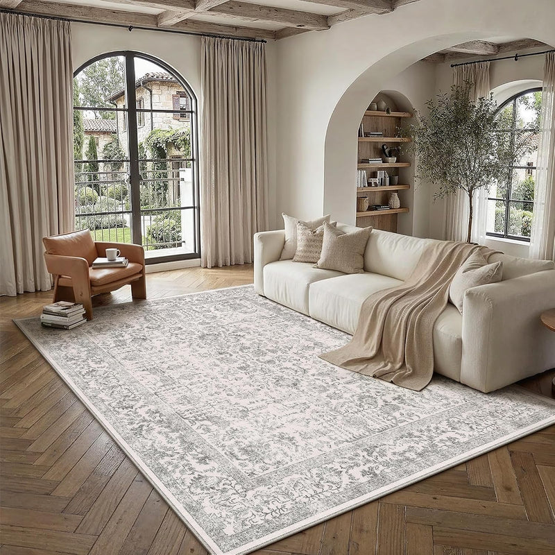 Vintage Rugs Living Room Area Rug Washable