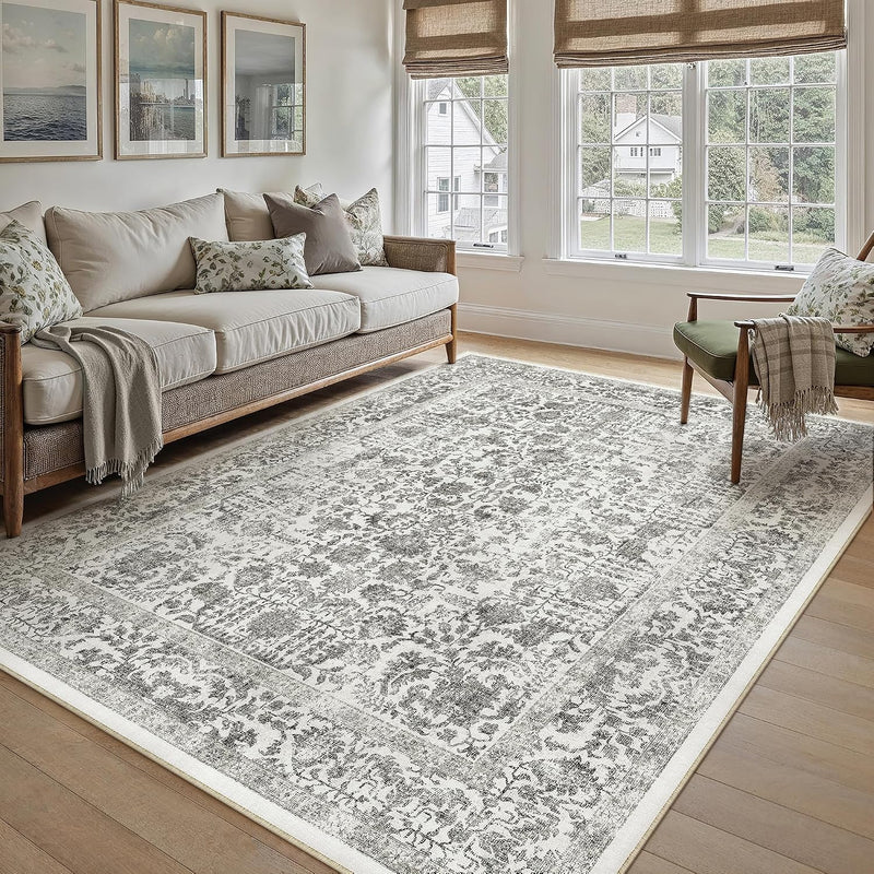 Vintage Rugs Living Room Area Rug Washable