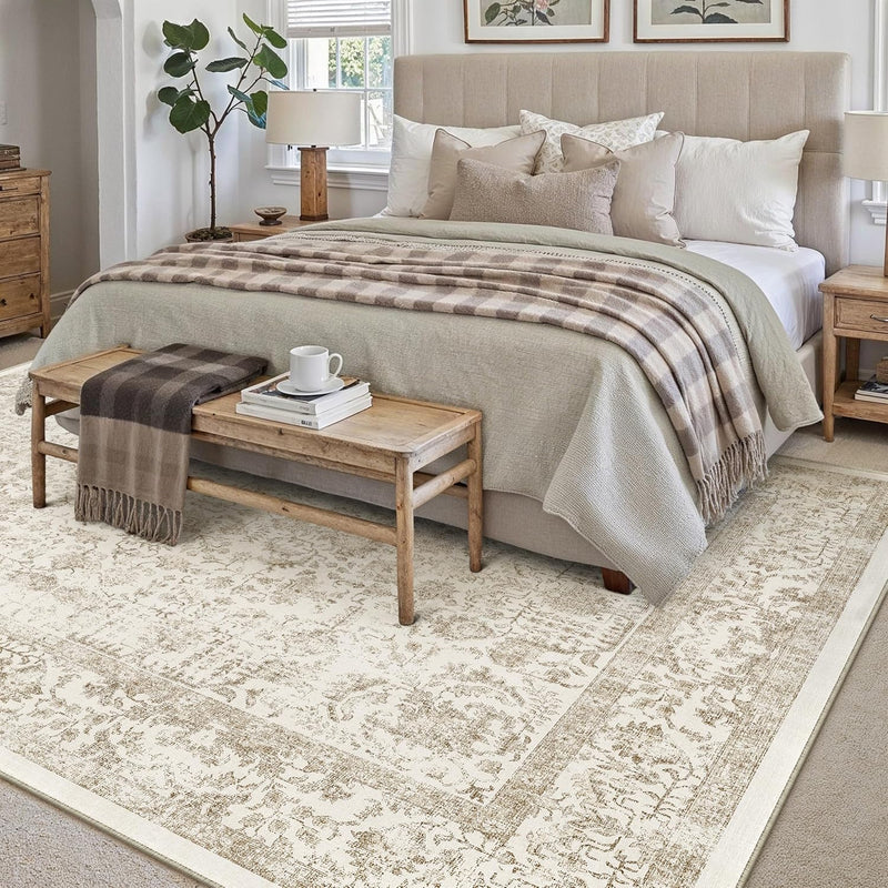 Vintage Rugs Living Room Area Rug Washable
