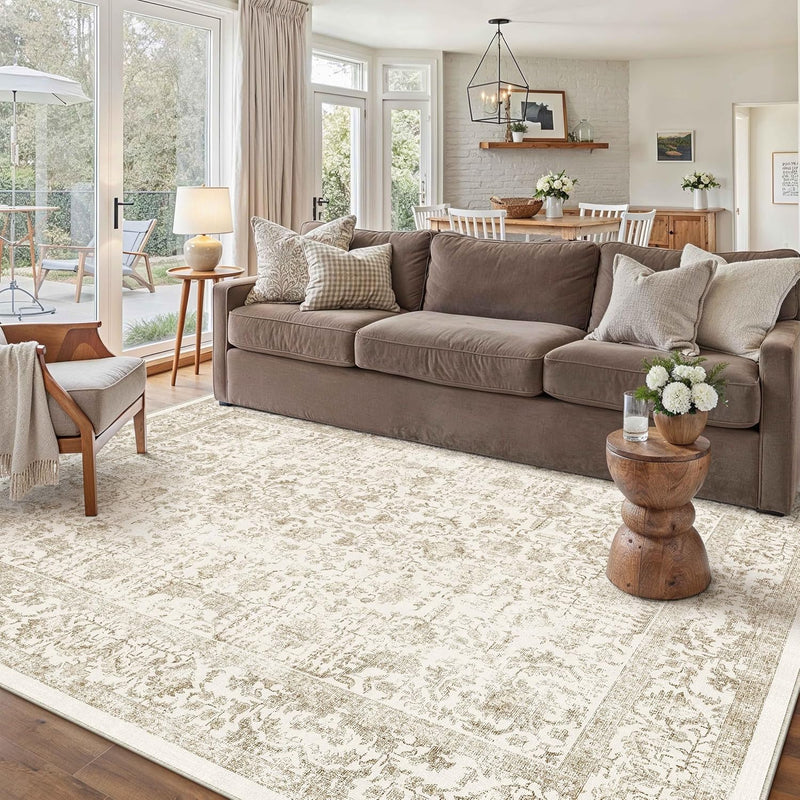 Vintage Rugs Living Room Area Rug Washable