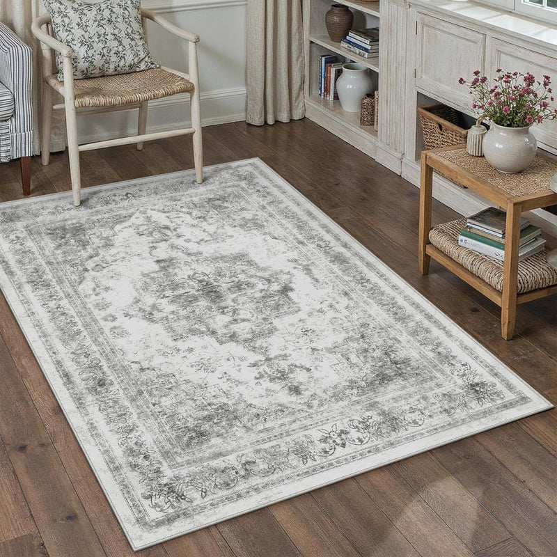 Vintage Rugs Living Room Area Rug Washable