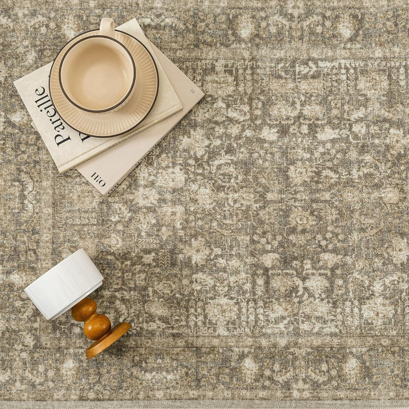 Vintage Rugs Living Room Area Rug Washable