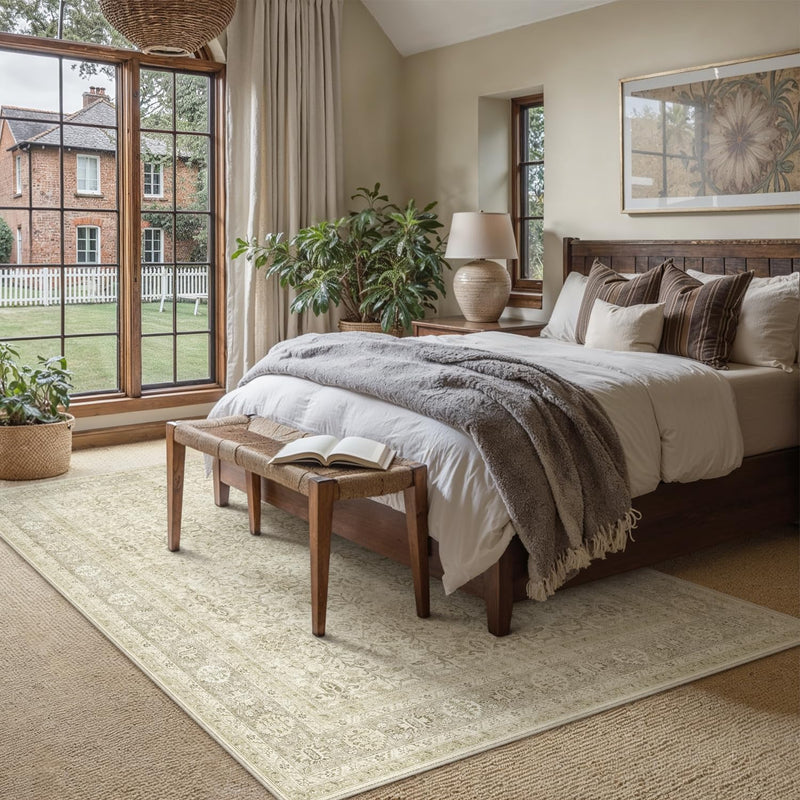 Vintage Rugs Living Room Rug Washable Carpet