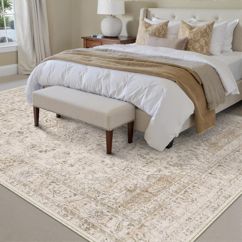 Vintage Rugs Living Room Rug Washable Carpet