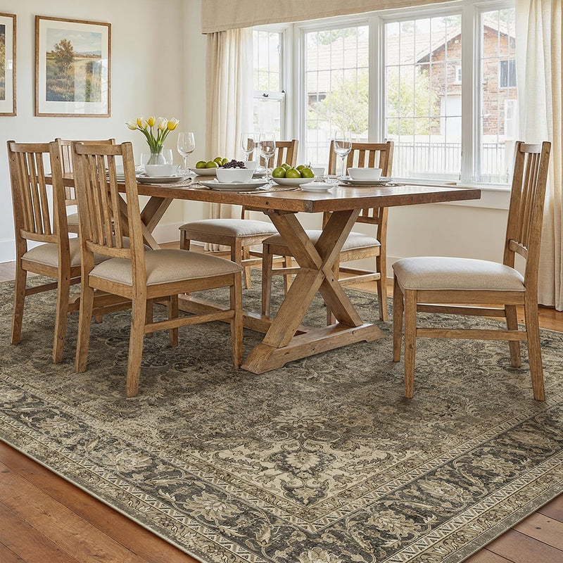 Vintage Rugs Living Room Rug Washable Carpet