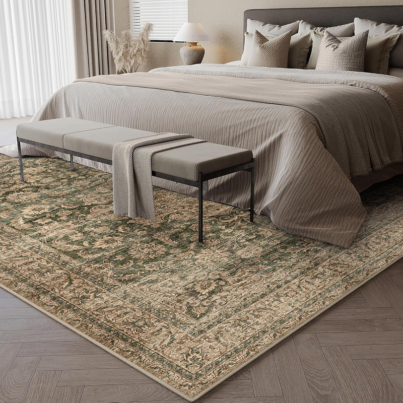 Vintage Rugs Living Room Rug Washable Carpet