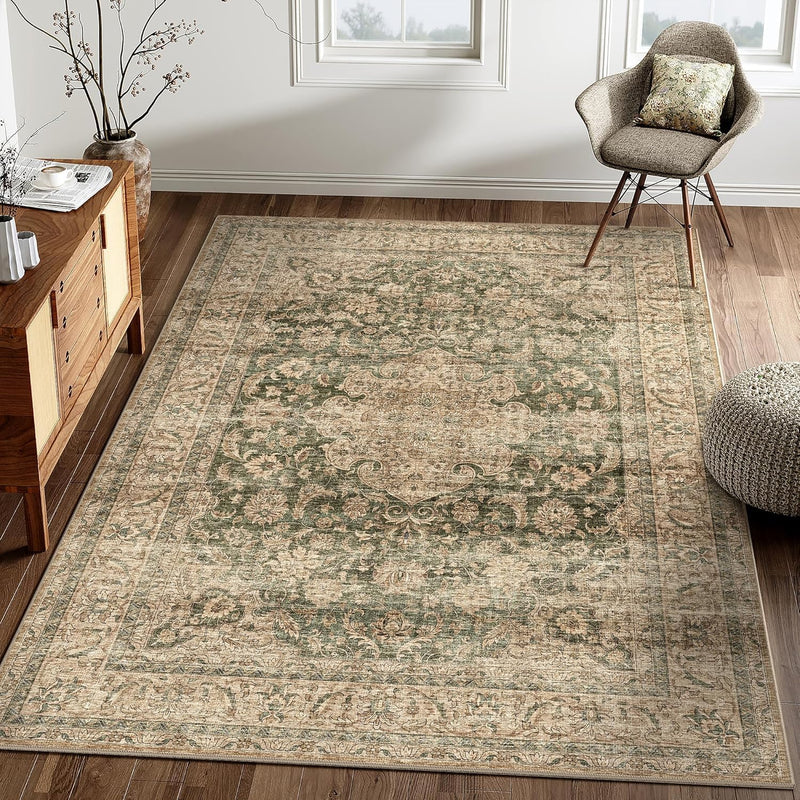 Vintage Rugs Living Room Rug Washable Carpet