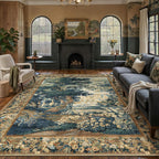 Vintage Rugs Living Room Rug Washable Carpet