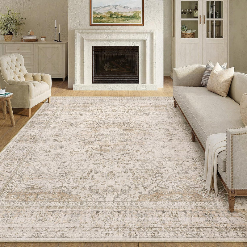 Vintage Rugs Living Room Rug Washable Carpet
