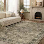 Vintage Rugs Living Room Rug Washable Carpet