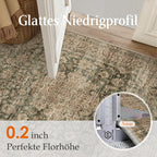 Vintage Rugs Living Room Rug Washable Carpet
