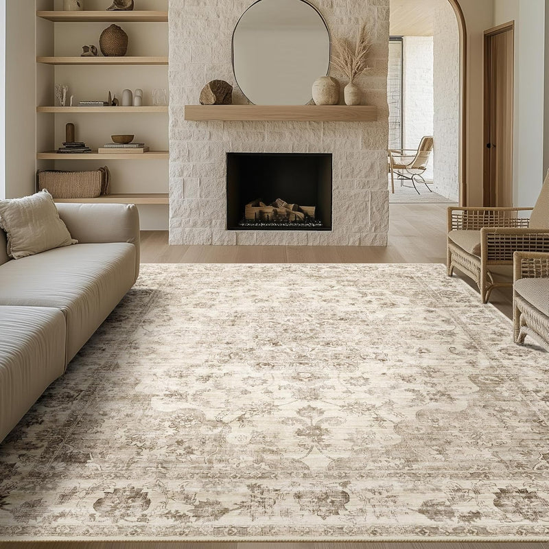 Vintage Rugs Living Room Rug Washable Carpet