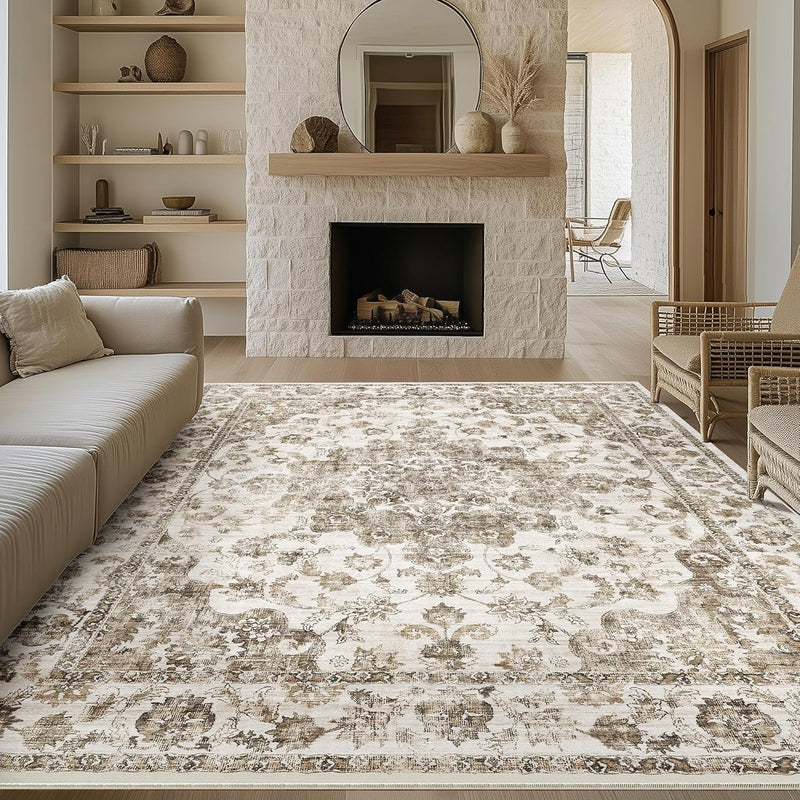 Vintage Rugs Living Room Rug Washable Carpet