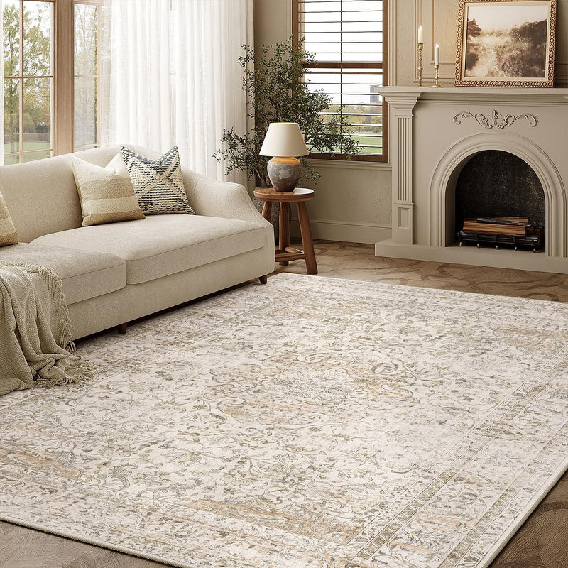 Vintage Rugs Living Room Rug Washable Carpet
