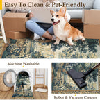 Vintage Rugs Living Room Rug Washable Carpet