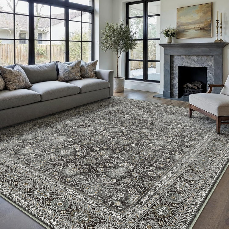 Vintage Rugs Living Room Rug Washable Carpet