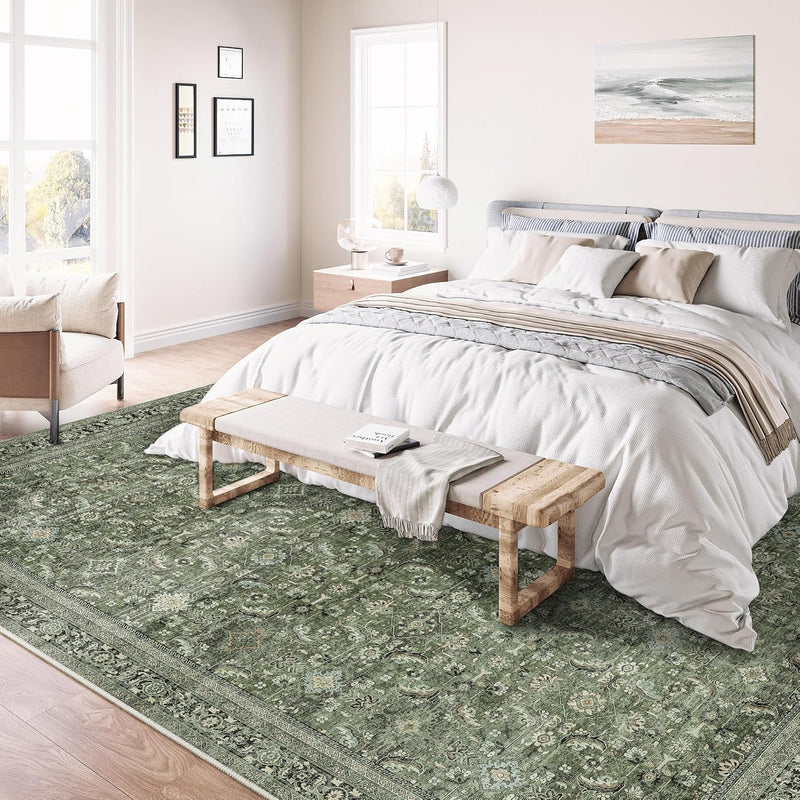 Vintage Rugs Living Room Rug Washable Carpet