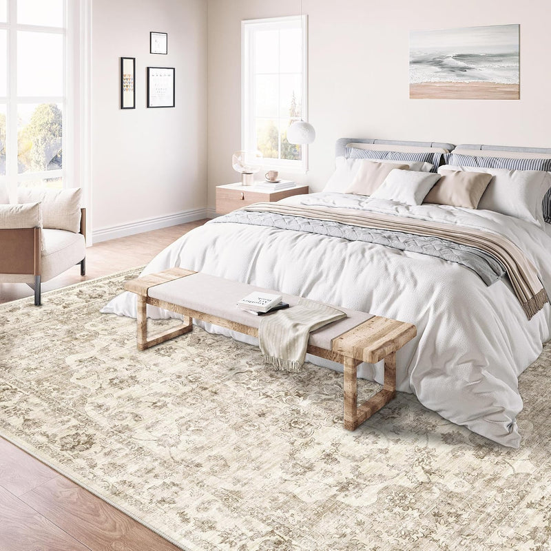 Vintage Rugs Living Room Rug Washable Carpet