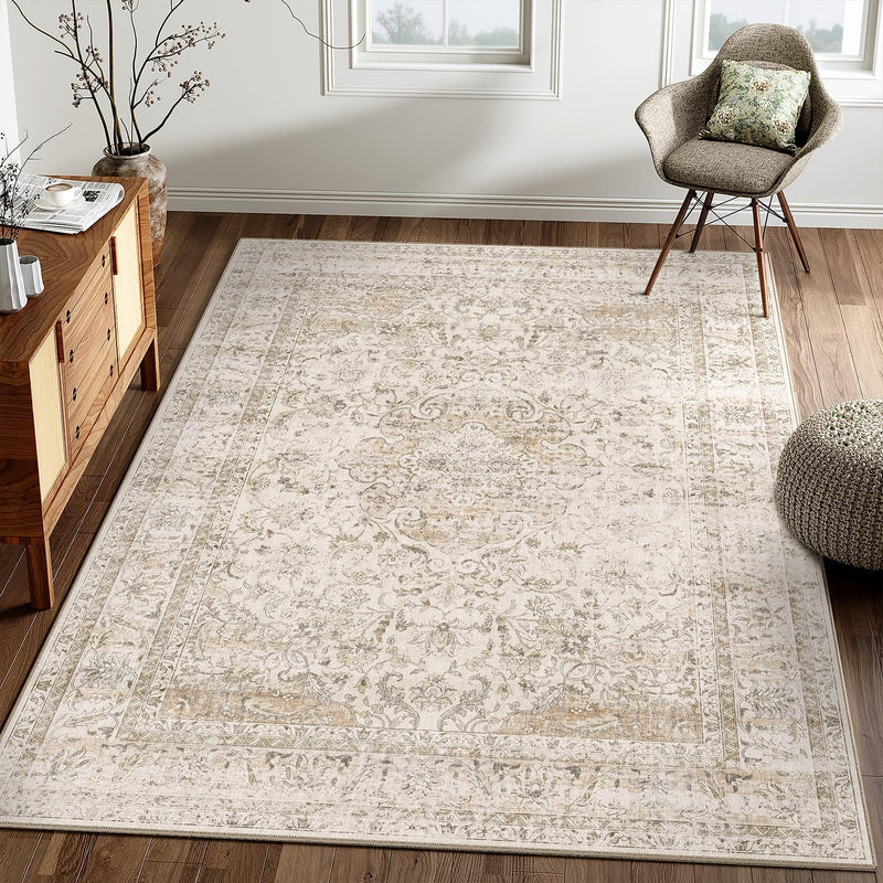 Vintage Rugs Living Room Rug Washable Carpet