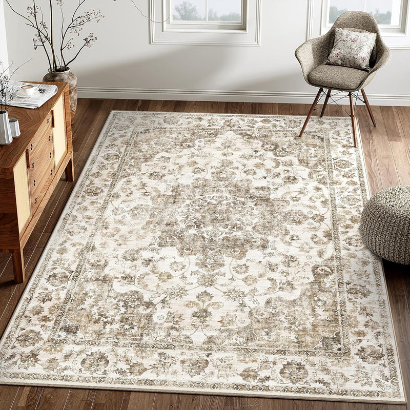 Vintage Rugs Living Room Rug Washable Carpet