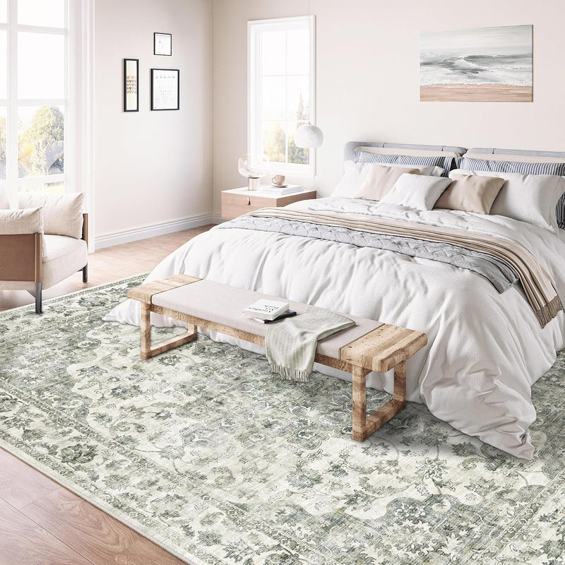 Vintage Rugs Living Room Rug Washable Carpet