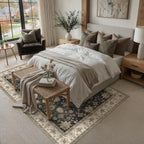 Vintage Rugs Living Room Large Rug Washable