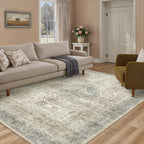 Vintage Rugs Living Room Large Rug Washable