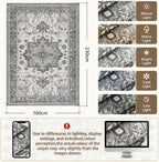 Vintage Rugs Living Room Large Soft Cashmere