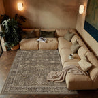 Vintage Rugs Living Room Large Washable Non