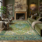 Vintage Rugs Living Room Large Washable Non